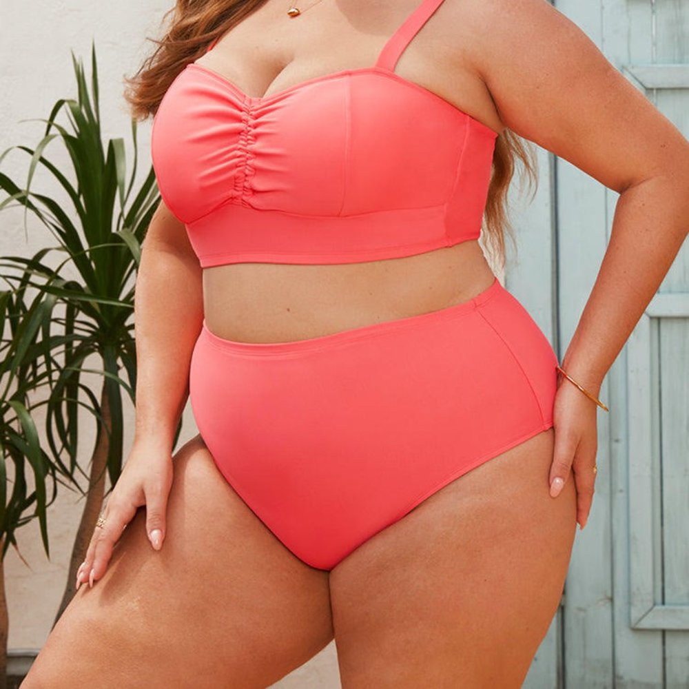 Women's High Waist Bikini Bottom 3X